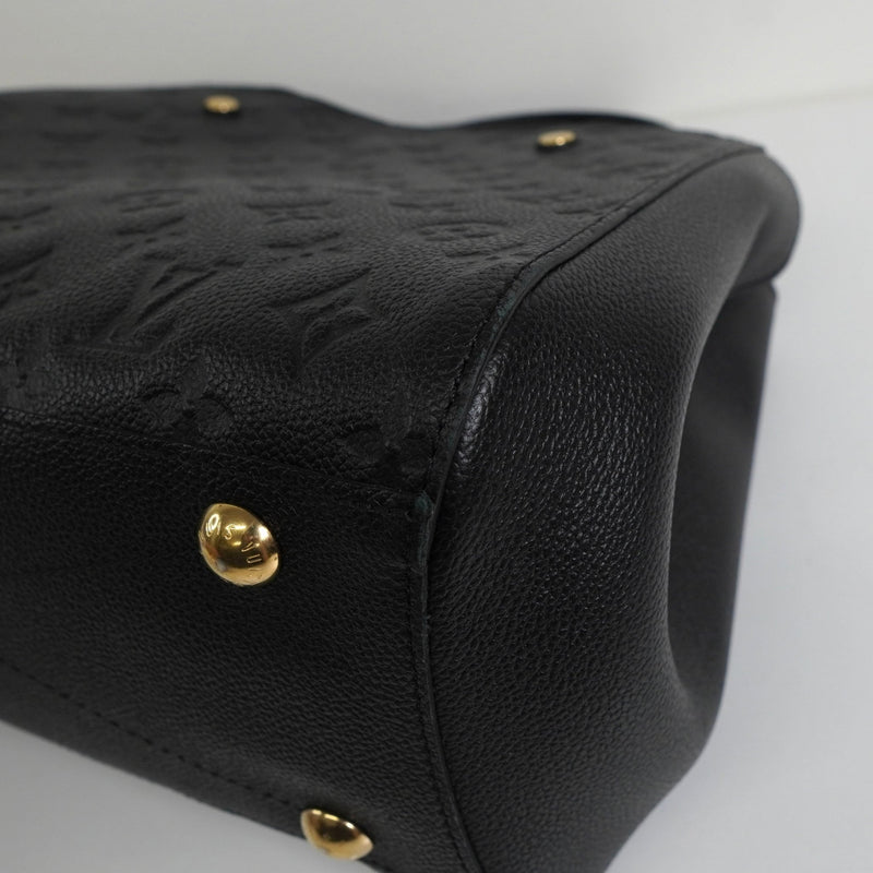 ルイ ヴィトン モノグラム モンテーニュMM ノワール 2way ハンドバッグ ショルダーバッグ M41048 - NEWSED