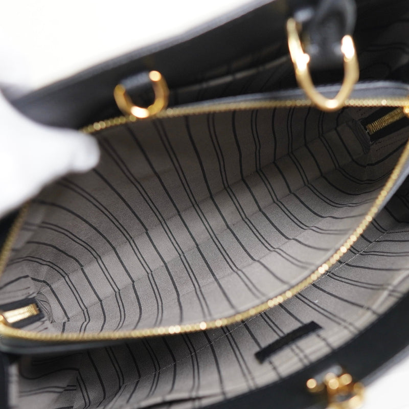 ルイ ヴィトン モノグラム モンテーニュMM ノワール 2way ハンドバッグ ショルダーバッグ M41048 - NEWSED