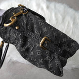 ルイヴィトン モノグラムデニム ネオカヴィ MM ノワール 2way ハンドバッグ ショルダーバッグ ブラック M95351 - NEWSED