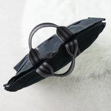 エルメス フールトゥMM キャンバス ハンドバッグ ブラック / グレー - NEWSED