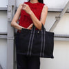 Hermes Four Tou MM Handbag Black/Gray