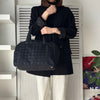 Chanel 手提包 新款 Travel Line 中号 Coco Mark 尼龙手提包 黑色