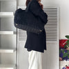Chanel 手提包 新款 Travel Line 中号 Coco Mark 尼龙手提包 黑色