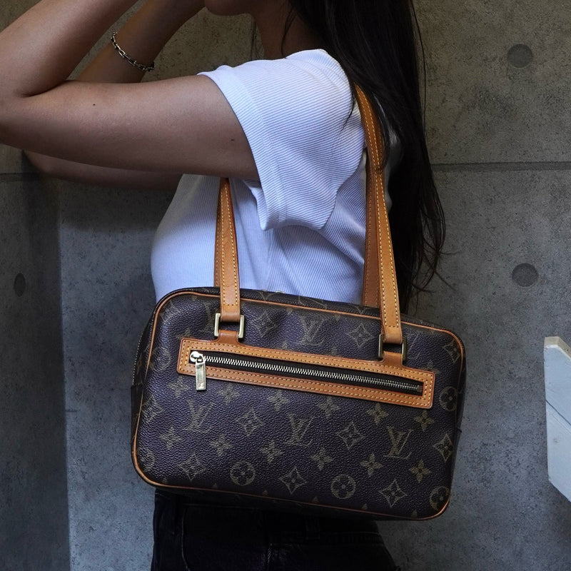 ルイ ヴィトン モノグラム シテMM ハンドバッグ ブラウン M51182 - NEWSED