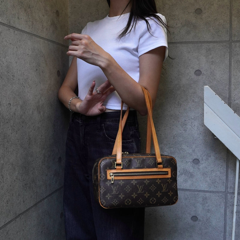 ルイ ヴィトン モノグラム シテMM ハンドバッグ ブラウン M51182 - NEWSED