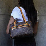 ルイ ヴィトン モノグラム シテMM ハンドバッグ ブラウン M51182 - NEWSED