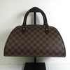 ルイ・ヴィトン ダミエ リベラMM ハンドバッグ ミニボストンバッグ ブラウン N41434