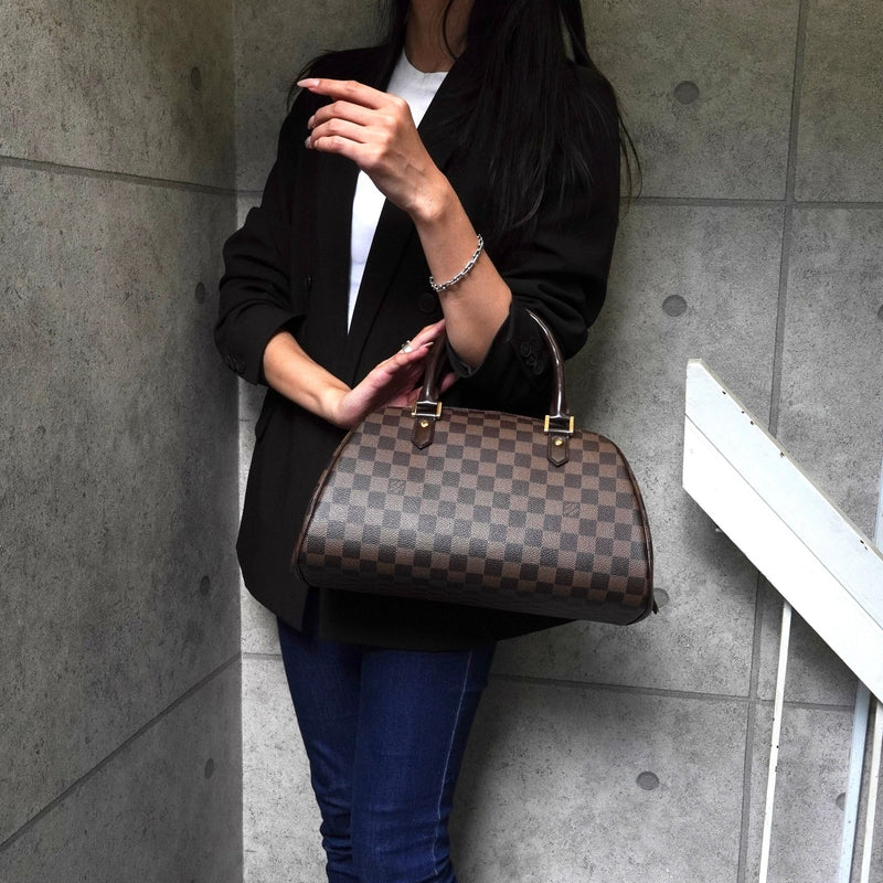 ルイ・ヴィトン ダミエ リベラMM ハンドバッグ ミニボストンバッグ ブラウン N41434 - NEWSED