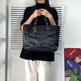 シャネル バリビアッツ MM ココマーク キャンバス / PVC トートバッグ ブラック 17752358 - NEWSED
