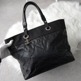 シャネル バリビアッツ MM ココマーク キャンバス / PVC トートバッグ ブラック 17752358 - NEWSED