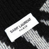 サンローランパリ Mohair Cardigan 総柄 カーディガン ブラック XS メンズ