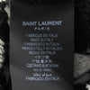 サンローランパリ Mohair Cardigan 総柄 カーディガン ブラック XS メンズ