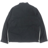 サカイ Moleskin Embroidered Patch Jacket モールスキンエンブロイダリージャケット ロゴ入りボタン ジャケット ブラック 3 メンズ - NEWSED