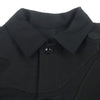 サカイ Moleskin Embroidered Patch Jacket モールスキンエンブロイダリージャケット ロゴ入りボタン ジャケット ブラック 3 メンズ