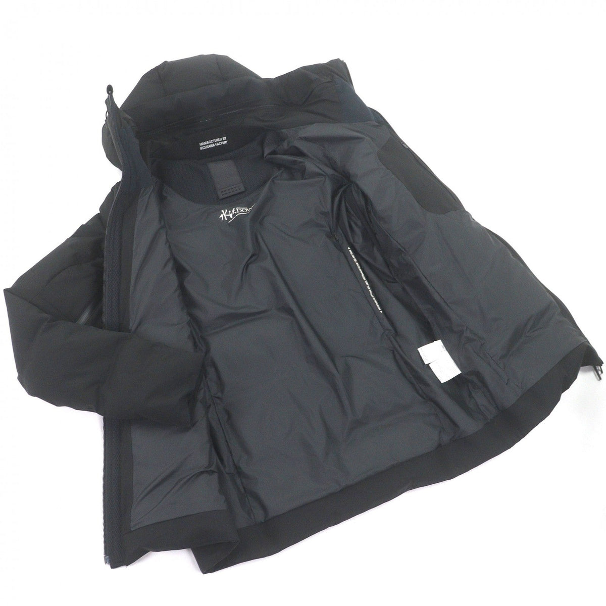 デサントオルテライン MOUNTAINEER 水沢ダウン ダウンジャケット ブラック M メンズ - NEWSED