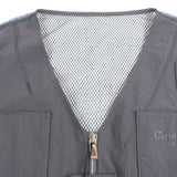 ディオール オム Multi Pocket Zipup Vest ロゴ刺繍 バックメッシュ ジップアップ ジレ ベスト グレー 52 メンズ - NEWSED