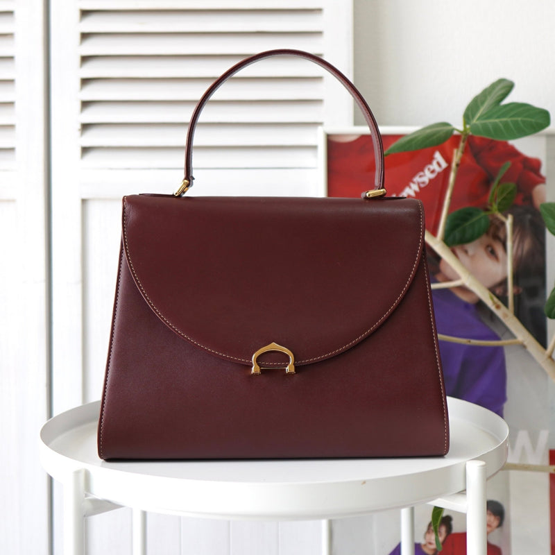 must de Cartier Leather Hand Bag - NEWSED