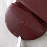 must de Cartier Leather Hand Bag - NEWSED