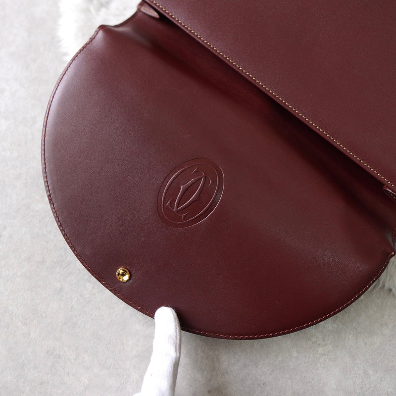 must de Cartier Leather Hand Bag - NEWSED