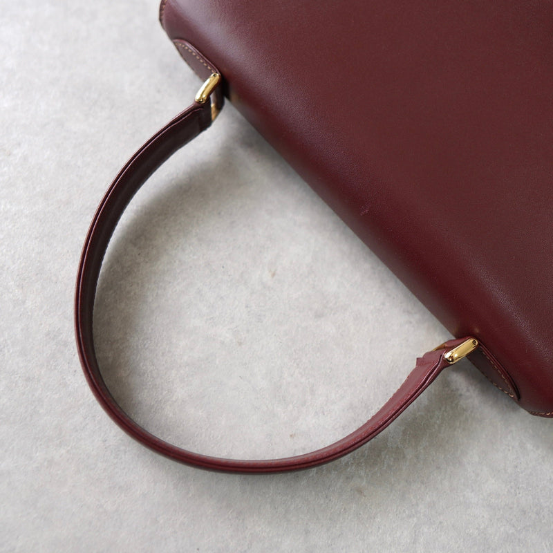 must de Cartier Leather Hand Bag - NEWSED