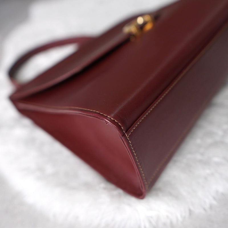 must de Cartier Leather Hand Bag - NEWSED