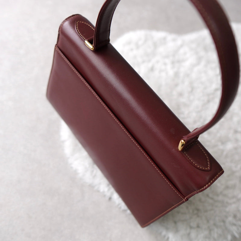 must de Cartier Leather Hand Bag - NEWSED