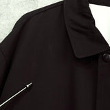 イヴサンローラン リバーシブル YSLロゴ ブルゾンホワイト / ブラック