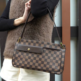 ルイ ヴィトン ダミエ オーバーニュ ワンショルダーバッグ ブラウン N51129 MB0055 - NEWSED