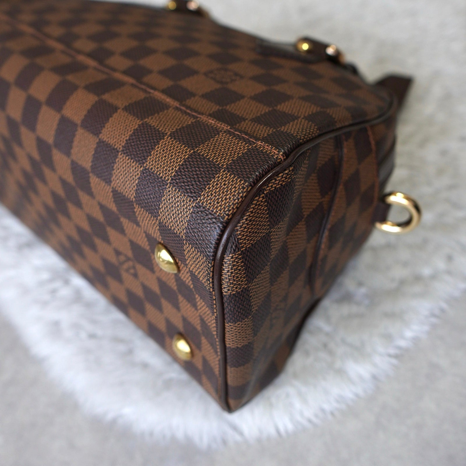 ルイ ヴィトン ダミエ ドゥオモ ハンドバッグ N60008 CA0036