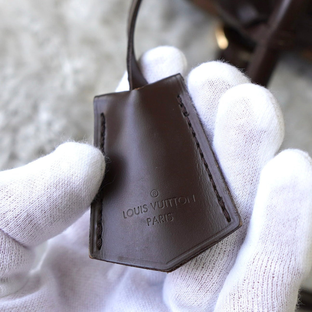 ルイ ヴィトン ダミエ ドゥオモ ハンドバッグ N60008 CA0036