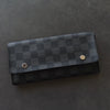 Louis Vuitton Damier Graphite Portefeuille Long Modular Long Wallet N63084 MI5019