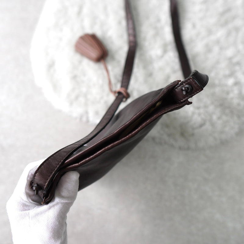 Napa Leather Anagram Shoulder Bag - NEWSED