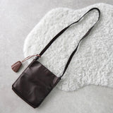 Napa Leather Anagram Shoulder Bag - NEWSED