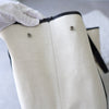 Navy Cabas Canvas Tote Bag