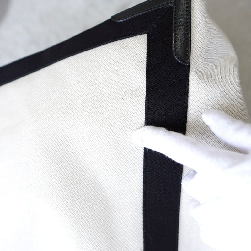 Navy Cabas Canvas Tote Bag - NEWSED