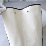 Navy Cabas Canvas Tote Bag - NEWSED