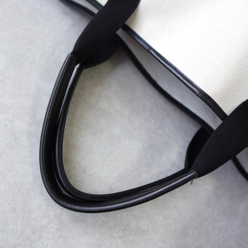 Navy Cabas Canvas Tote Bag - NEWSED