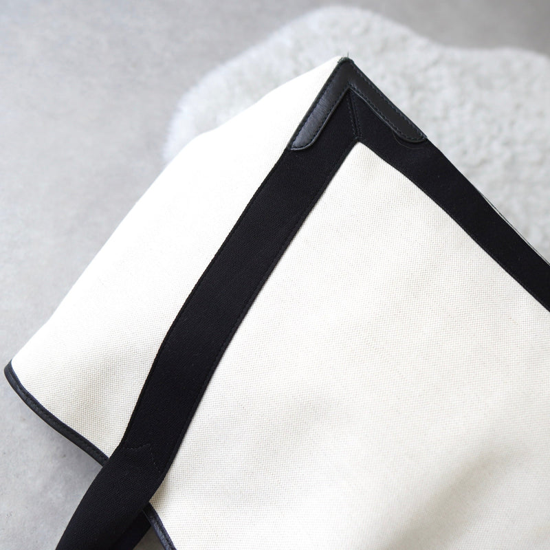 Navy Cabas Canvas Tote Bag - NEWSED