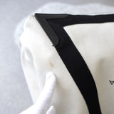 Navy Cabas Canvas Tote Bag - NEWSED