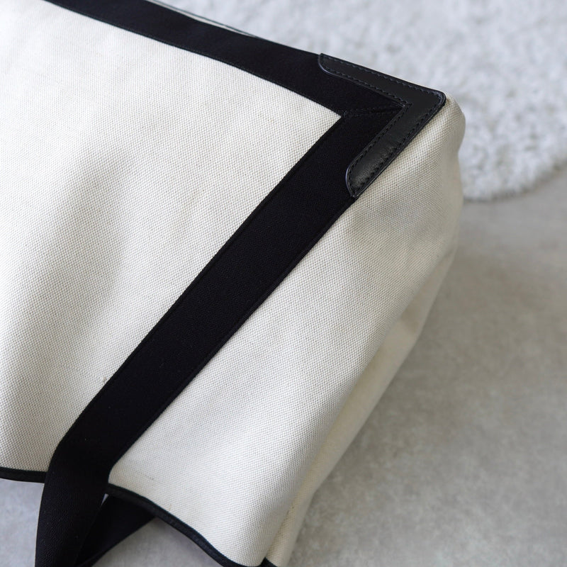 Navy Cabas Canvas Tote Bag - NEWSED