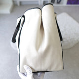 Navy Cabas Canvas Tote Bag - NEWSED