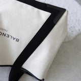 Navy Cabas Canvas Tote Bag - NEWSED