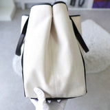 Navy Cabas Canvas Tote Bag - NEWSED