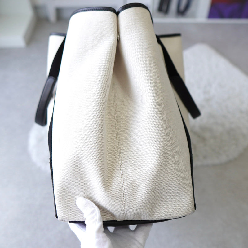 Navy Cabas Canvas Tote Bag - NEWSED