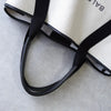 Navy Cabas Canvas Tote Bag