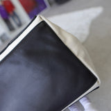 Navy Cabas Canvas Tote Bag - NEWSED