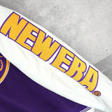 NBA ニューエラ エクストララージ レイカーズ レザーアーム スタジャン パープル メンズ - NEWSED