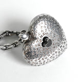 エルメス トゥーブー ハート キーチャーム シルバー925