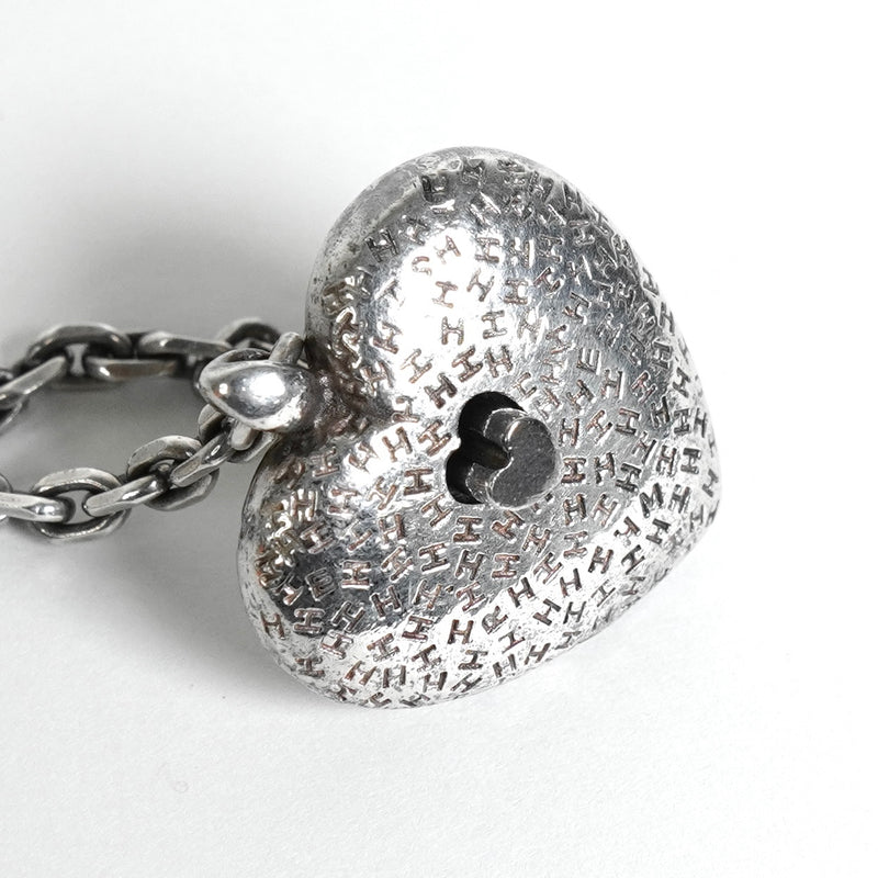 エルメス トゥーブー ハート キーチャーム シルバー925