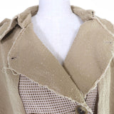 フミエタナカ needle trench CO トレンチコート ベージュ 1 レディース - NEWSED